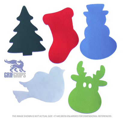 Christmas Cookies Large Combo - Original Adhesive - 10 Pack - CGM, Infusion & Pump Grips