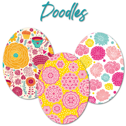 You Be You Combo in Ovals - Extreme Adhesive - 25 Pack - CGM Devices, Infusion Sets & Pump Grips