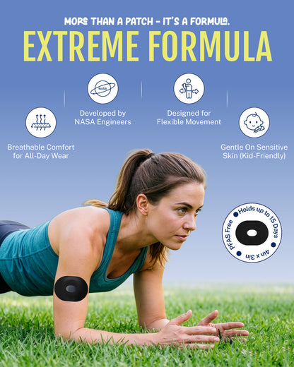 Extreme - Eversense 365 Adhesive Patches - Black (20 Pack)