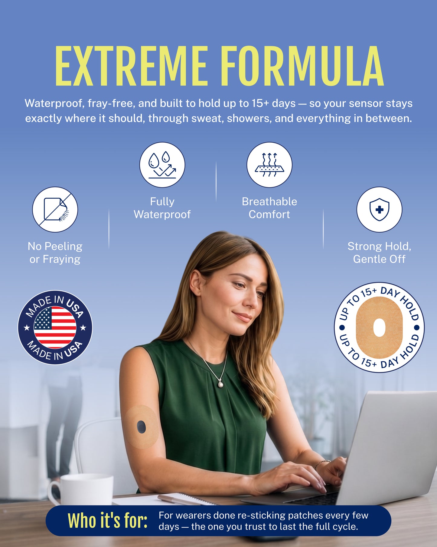 Extreme - Eversense 365 Adhesive Patches - Tan (20 Pack)