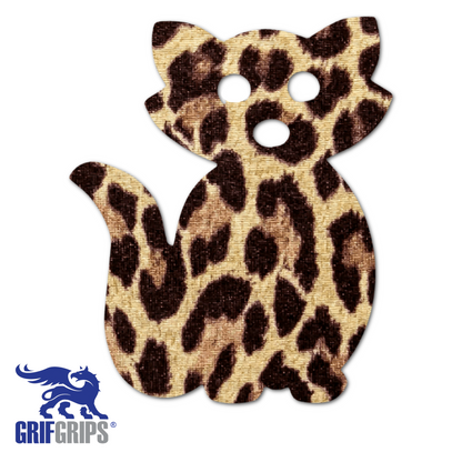 Louie the Cat - Choose Adhesive & Design - 5 Pack - CGM, Infusion & Pump Grips