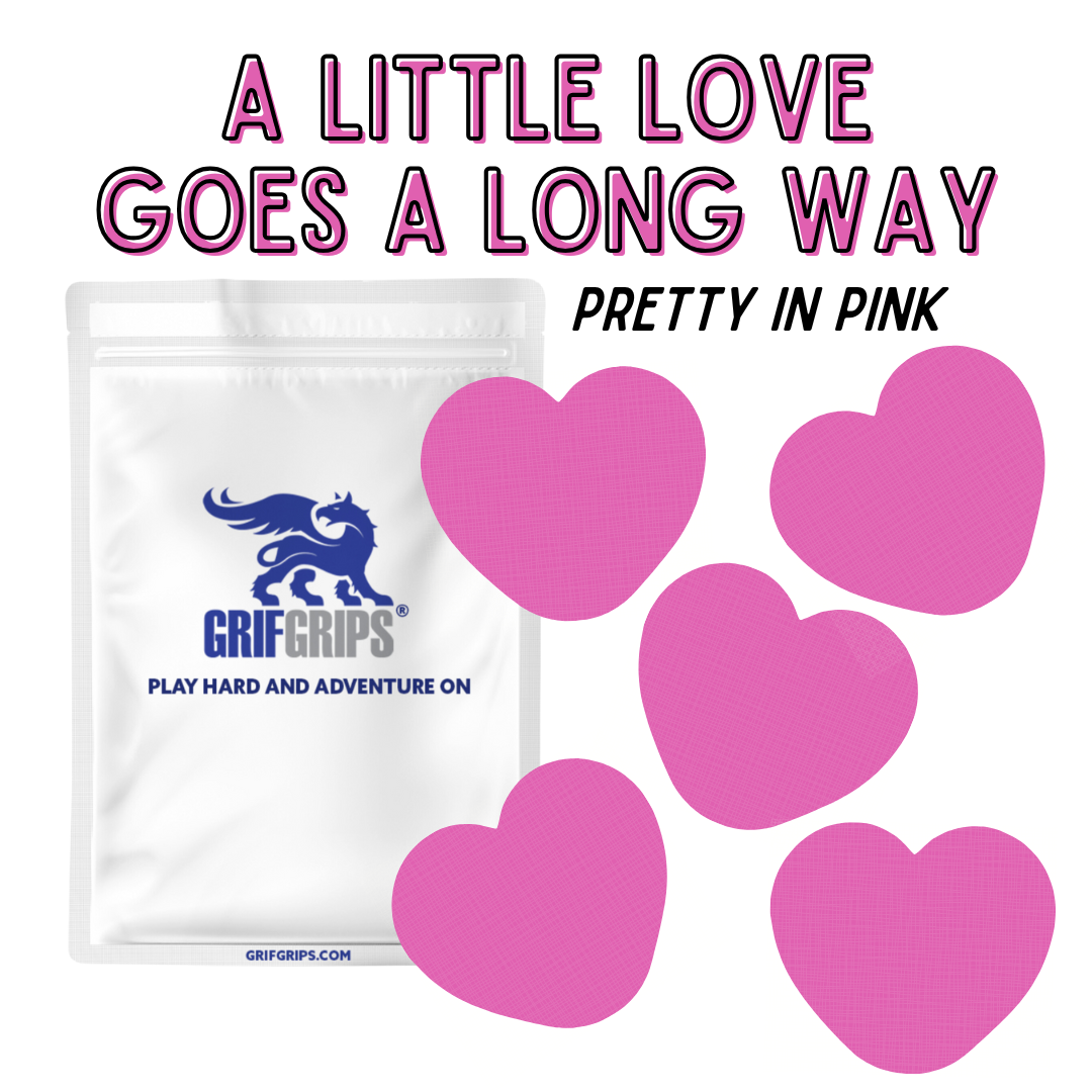 Tiny Heart Combo - Original Adhesive - 5 Pack - CGM, Infusion & Pump Grips