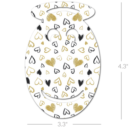 Angel Emoji - Choose Adhesive & Design - 5 Pack - CGM, Infusion & Pump Grips