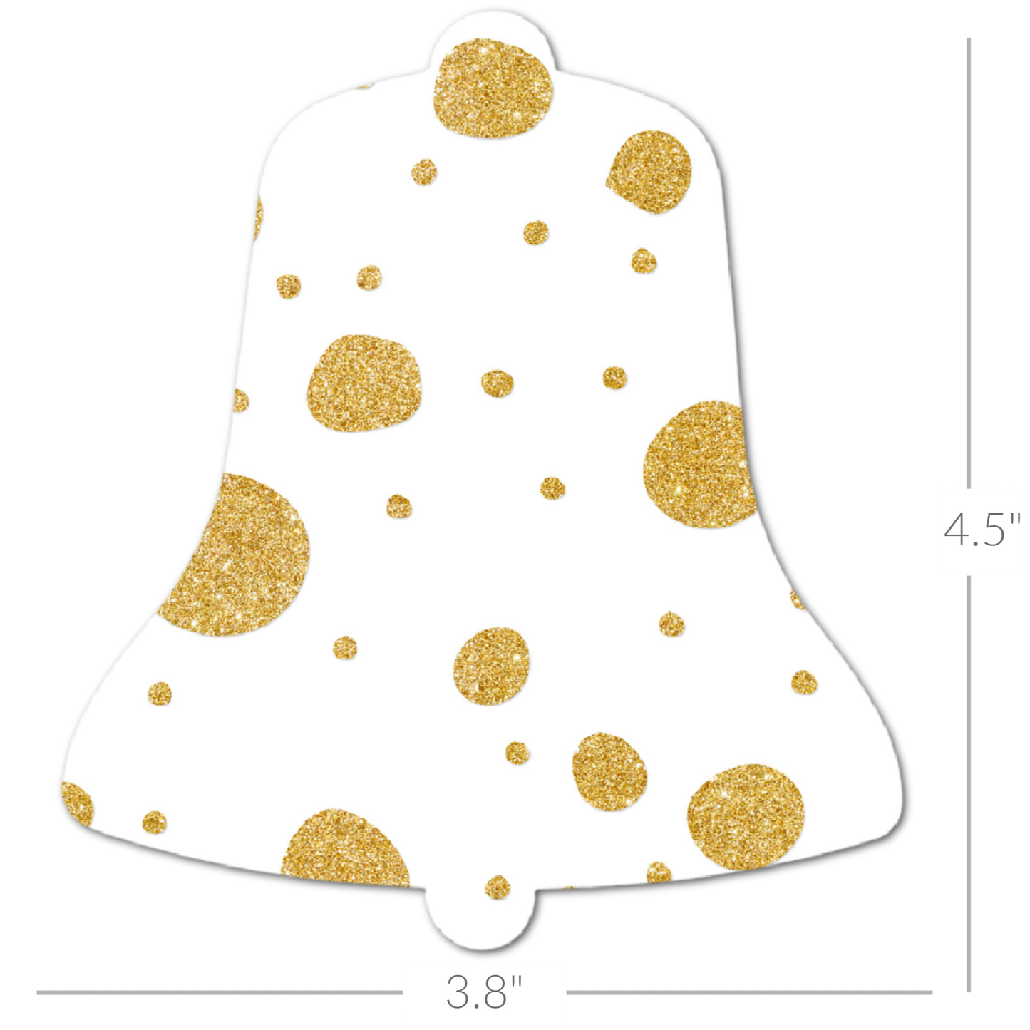 Bells of Christmas Grip - Choose Adhesive & Design - 5 Pack - CGM, Infusion & Pump Grips