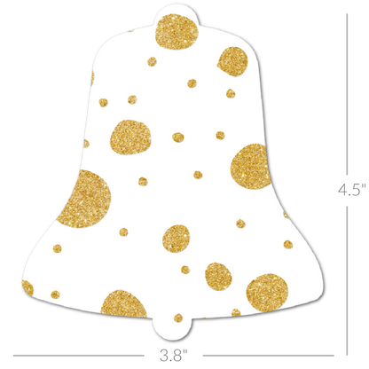 Bells of Christmas Grip - Choose Adhesive & Design - 5 Pack - CGM, Infusion & Pump Grips