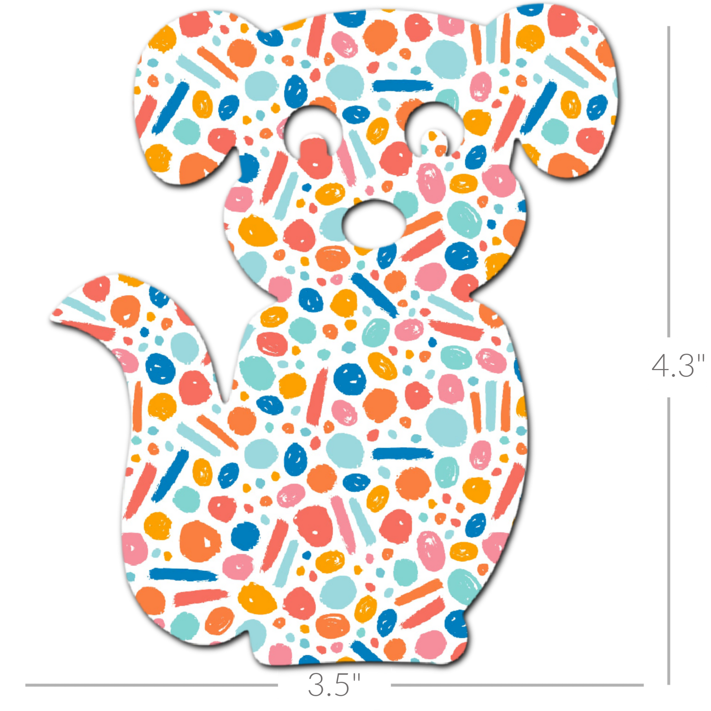 Buddy the Dog - Choose Adhesive & Design - 5 Pack - CGM, Infusion & Pump Grips