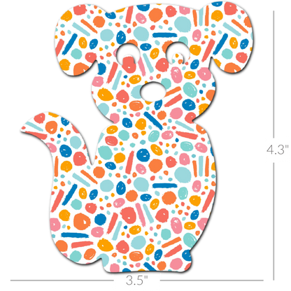 Buddy the Dog - Choose Adhesive & Design - 5 Pack - CGM, Infusion & Pump Grips