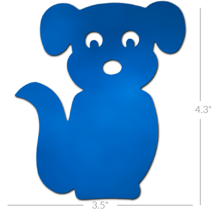 Buddy the Dog - Choose Adhesive & Design - 5 Pack - CGM, Infusion & Pump Grips