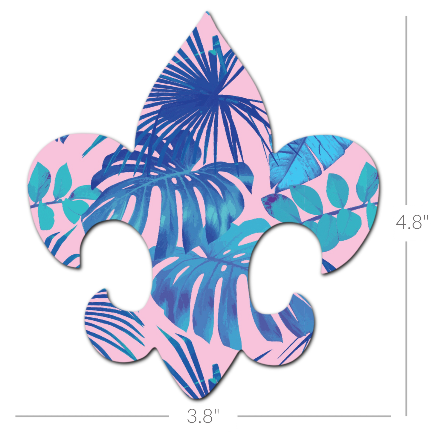 Fleur De Lis - Choose Adhesive & Design - 5 Pack- CGM, Infusion & Pump Grips