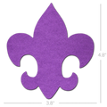 Fleur De Lis - Choose Adhesive & Design - 5 Pack- CGM, Infusion & Pump Grips