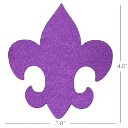 Fleur De Lis - Choose Adhesive & Design - 5 Pack- CGM, Infusion & Pump Grips