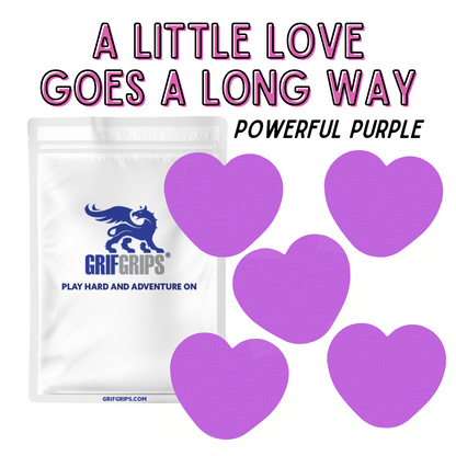 Tiny Heart Combo - Original Adhesive - 5 Pack - CGM, Infusion & Pump Grips