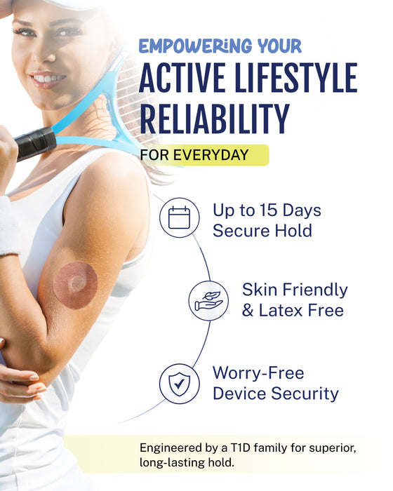 EXTREME - Dexcom G7 and Stelo Adhesive Patches - Tan (20 Pack)