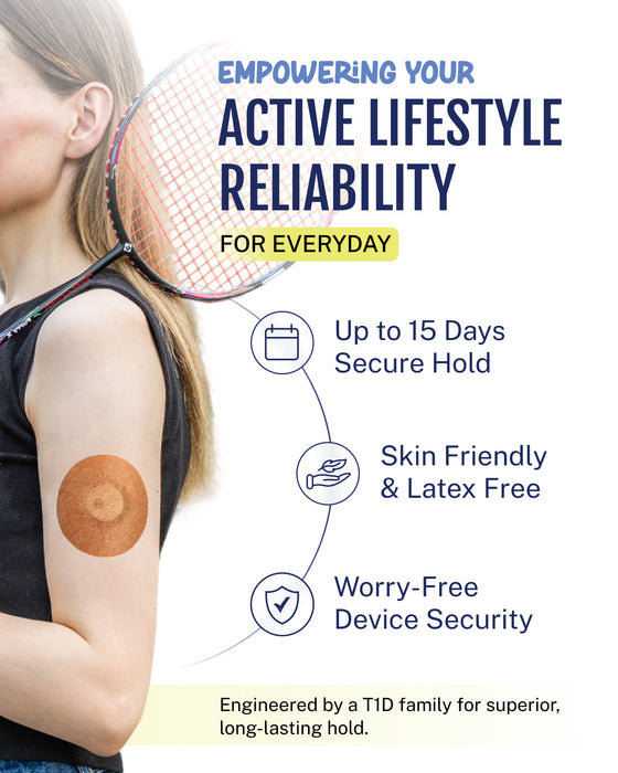 EXTREME - Libre 3/3+ Adhesive Patches - Tan (20 Pack)