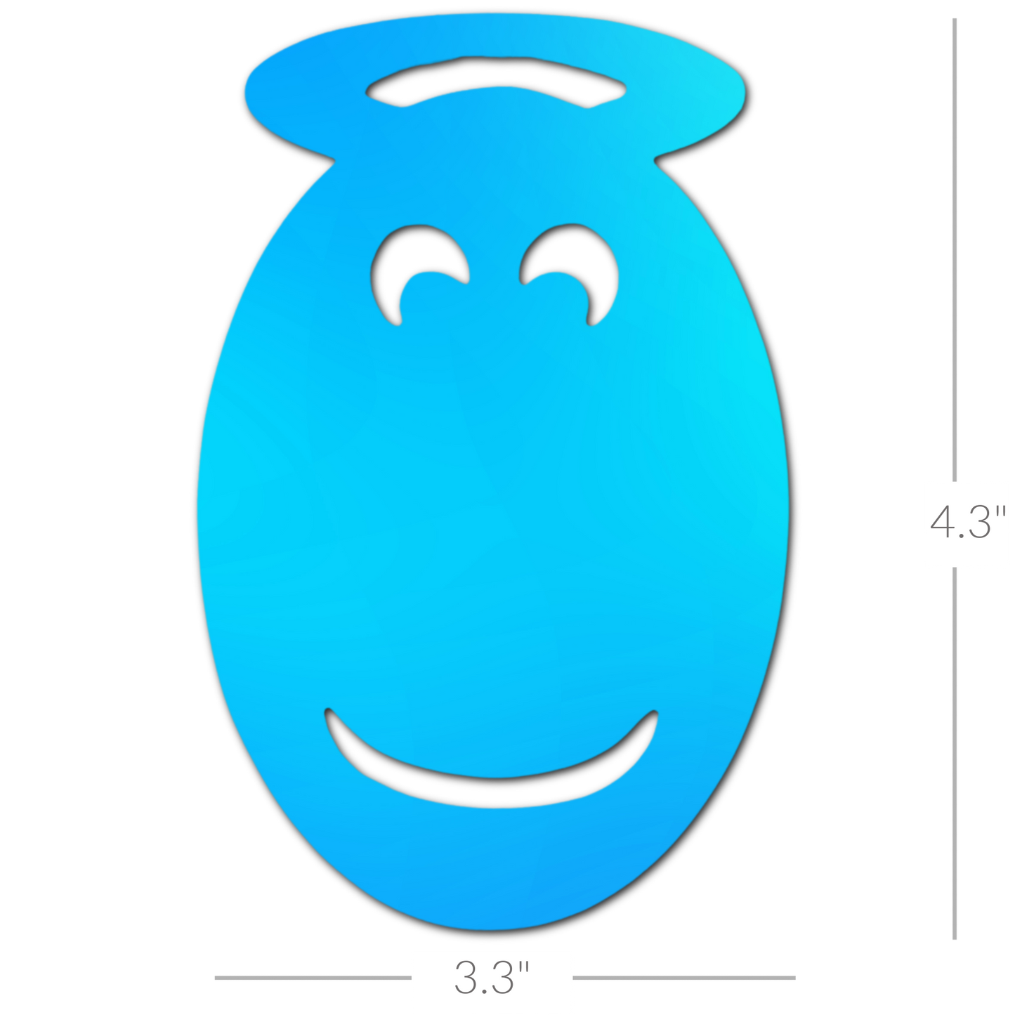 Angel Emoji - Choose Adhesive & Design - 5 Pack - CGM, Infusion & Pump Grips