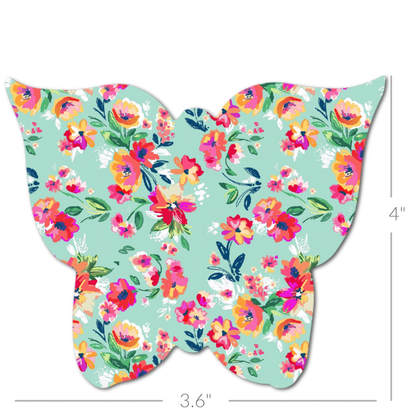 Buckeye Butterfly - Choose Adhesive & Design - 5 Pack - CGM, Infusion & Pump Grips