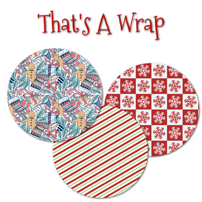 Christmas Themes Combo - Extreme Adhesive - 3 Pack - CGM, Infusion & Pump Grips