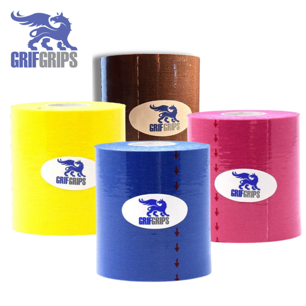 Rainbow Roll Packs - GrifGrips Secure Sports Tape by the Roll - 4 Colors