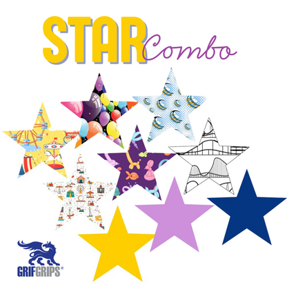 Star Combos - Extreme Adhesive - 15 Pack - CGM Devices, Infusion Sets & Pump Grips