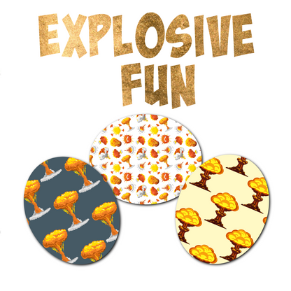 Breaking Pattern Combo in Ovals - Extreme Adhesive - 15 Pack - CGM, Infusion & Pump Grips