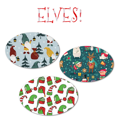 Christmas Themes Combo - Extreme Adhesive - 3 Pack - CGM, Infusion & Pump Grips