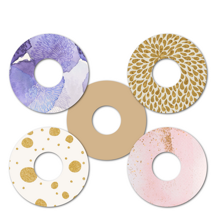 Relaxed Variety Packs - Extreme Adhesive - Choose Design - 25 Pack - CGM Devices, Infusion Sets & Pump Grips