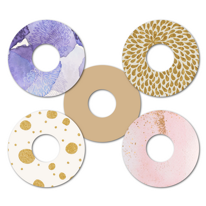 Relaxed Variety Packs - Extreme Adhesive - Choose Design - 25 Pack - CGM Devices, Infusion Sets & Pump Grips