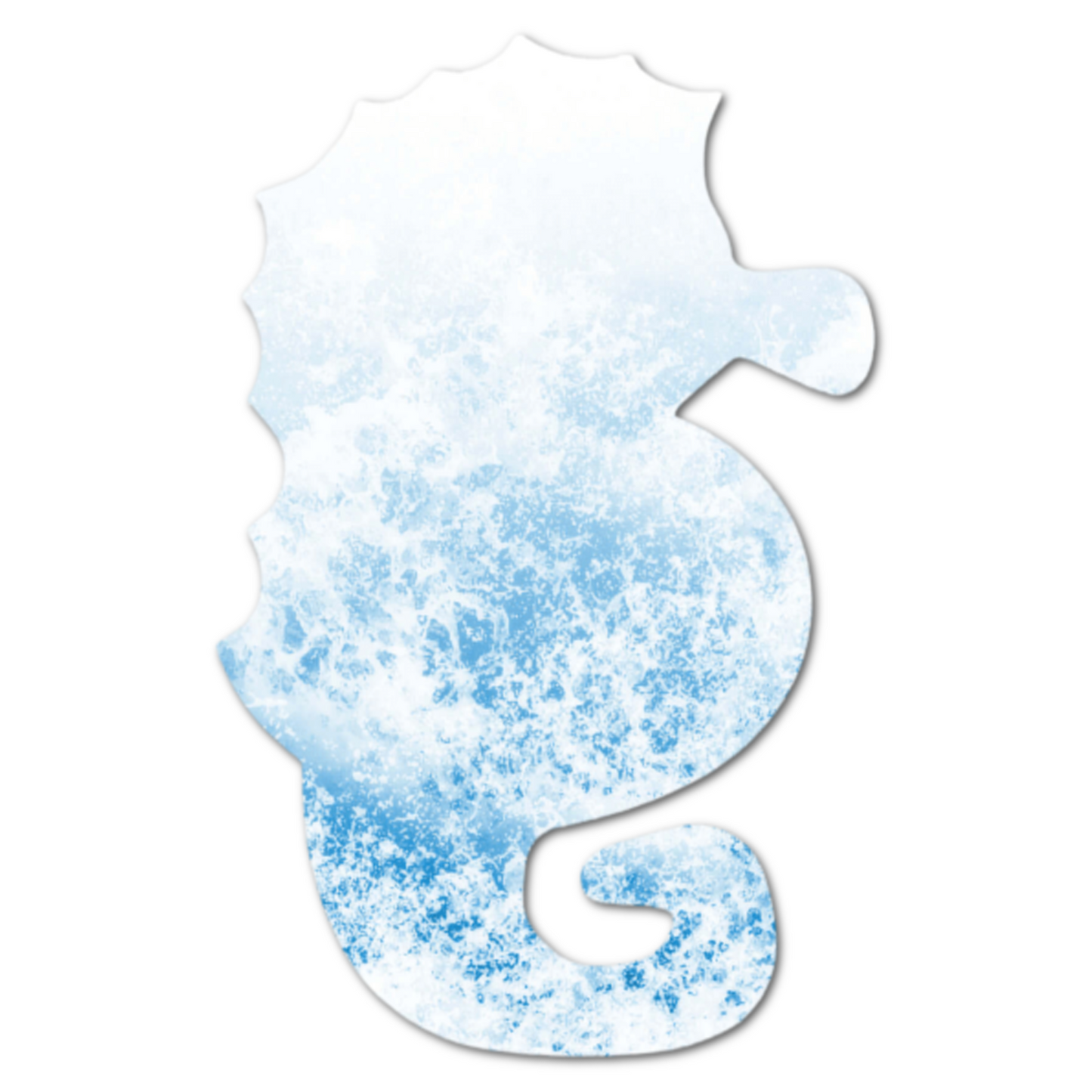 Small Seahorse Grip - Choose Adhesive & Design - 5 Pack - CGM, Infusion & Pump Grips