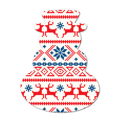 Snowman Small - Choose Adhesive & Design - 5 Pack - CGM, Infusion & Pump Grips