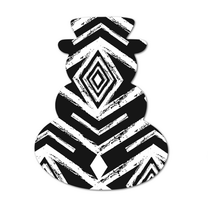 Snowman Small - Choose Adhesive & Design - 5 Pack - CGM, Infusion & Pump Grips