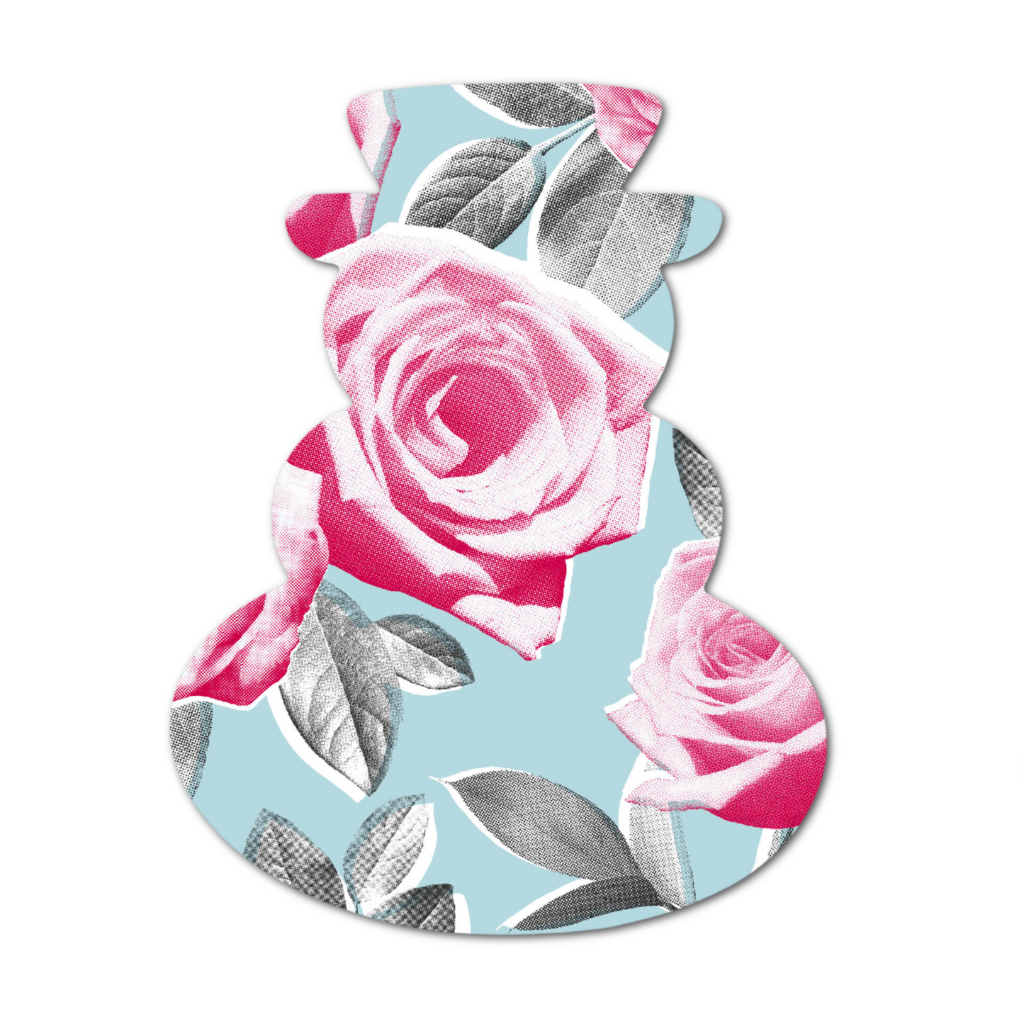 Snowman Small - Choose Adhesive & Design - 5 Pack - CGM, Infusion & Pump Grips