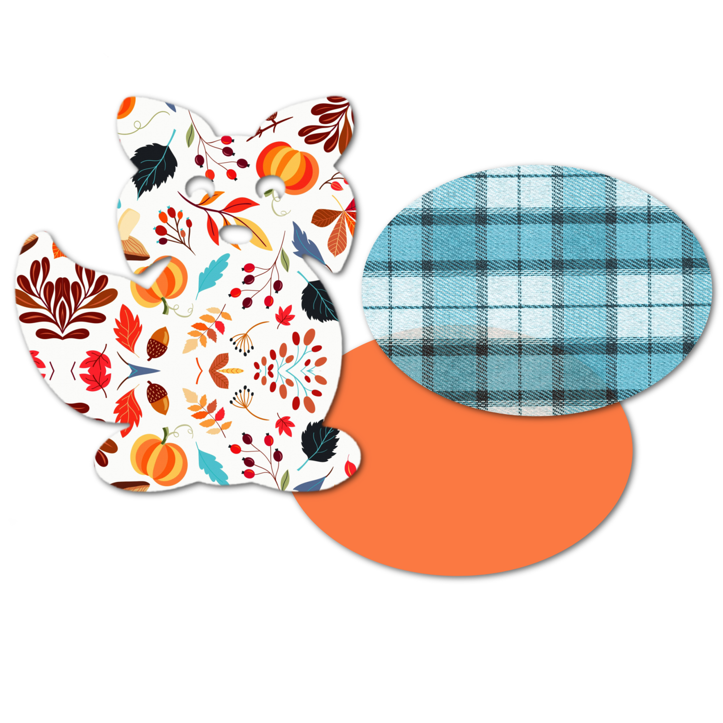 Cuddle Pal Fox & Grips: Infusion Sets and CGM Devices