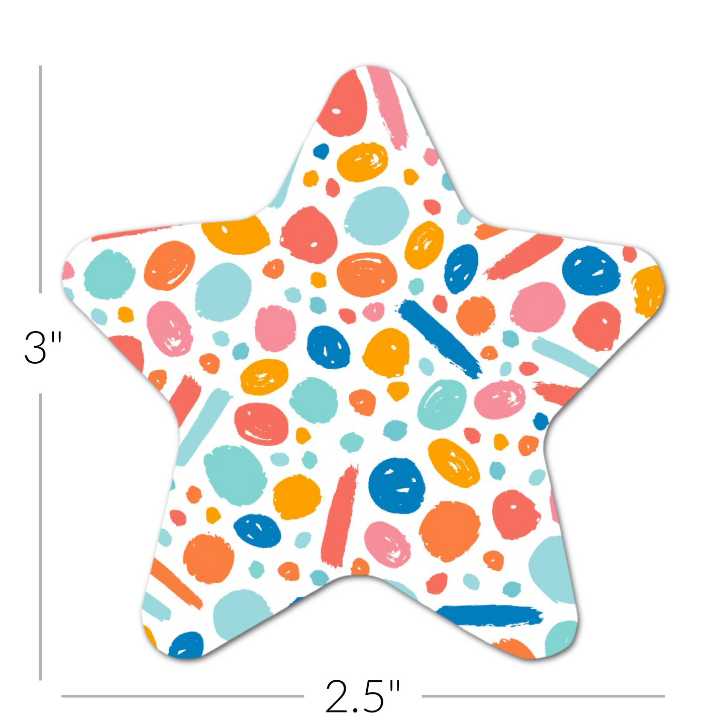 Star Tiny - Choose Adhesive & Design - 5 Pack - CGM, Infusion & Pump Grips