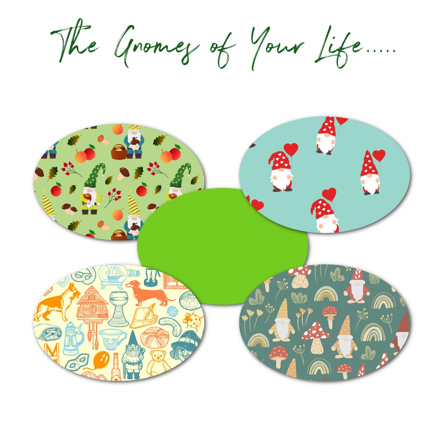 The Gnomes of Your Life Combo in Ovals - Extreme Formula  - 25 Pack - CGM, Infusion & Pump Grips