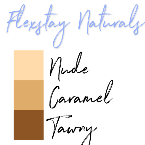 Flexstay Naturals: Choose your Skin Tone & Shape (Package of 10 Adhesive Patches)