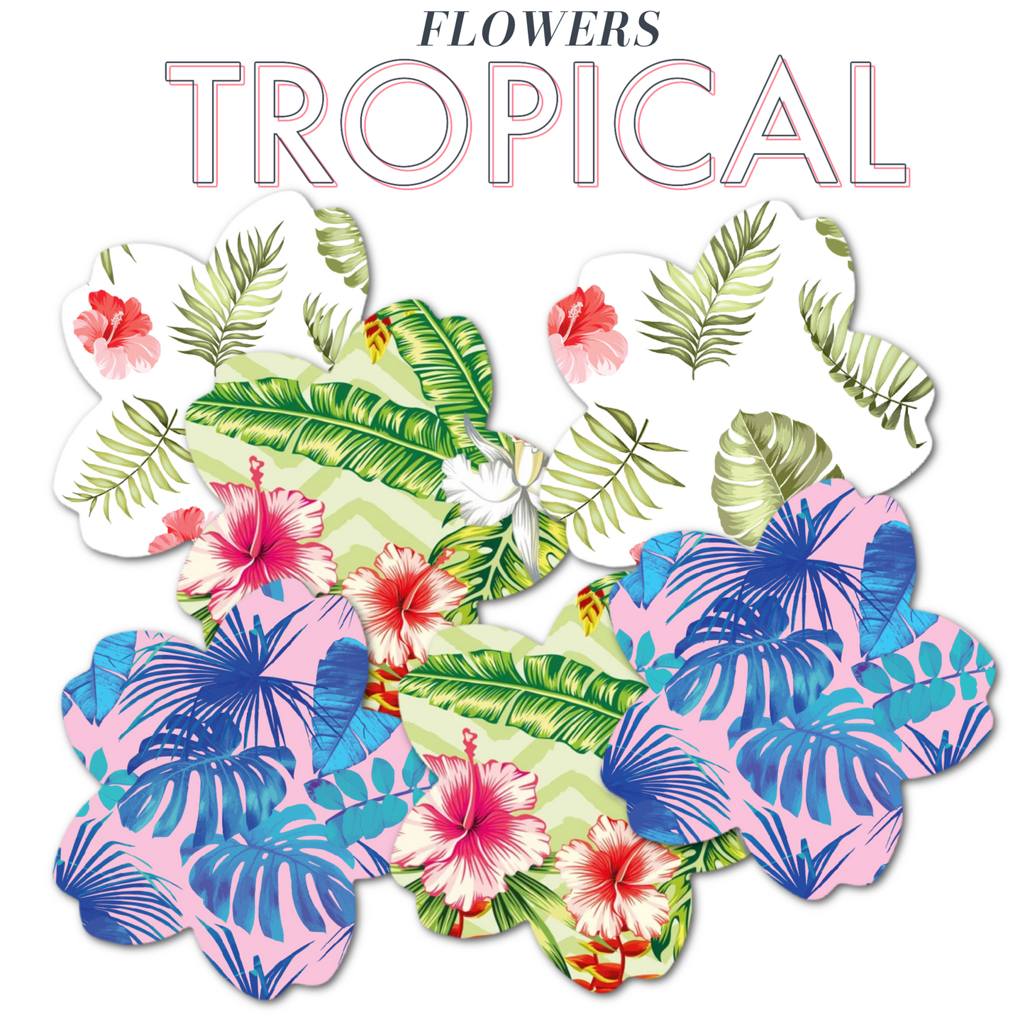 The Flowers Series Combo - Extreme Adhesive - 15 Pack -CGM, Infusion & Pump Grips