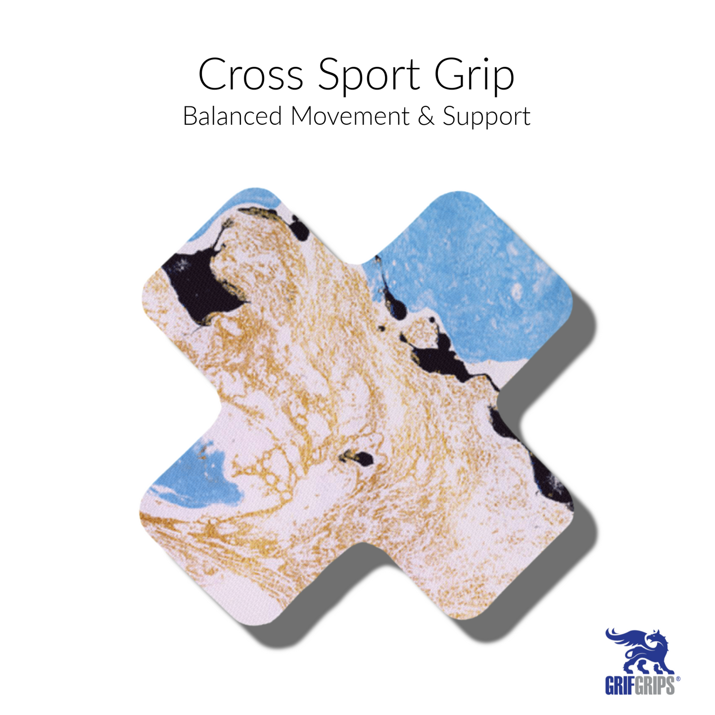 Cross Sport - Choose Adhesive & Design - 5 Pack - CGM, Infusion & Pump Grips
