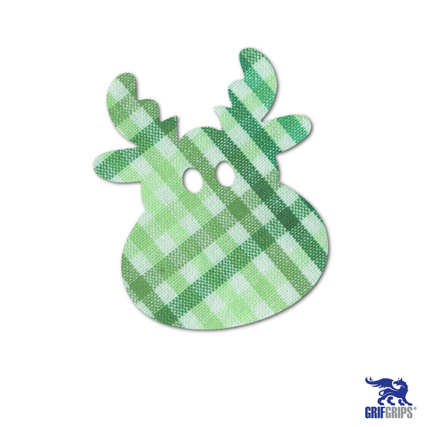 Reindeer Large - Choose Adhesive & Design - 5 Pack - CGM, Infusion & Pump Grips