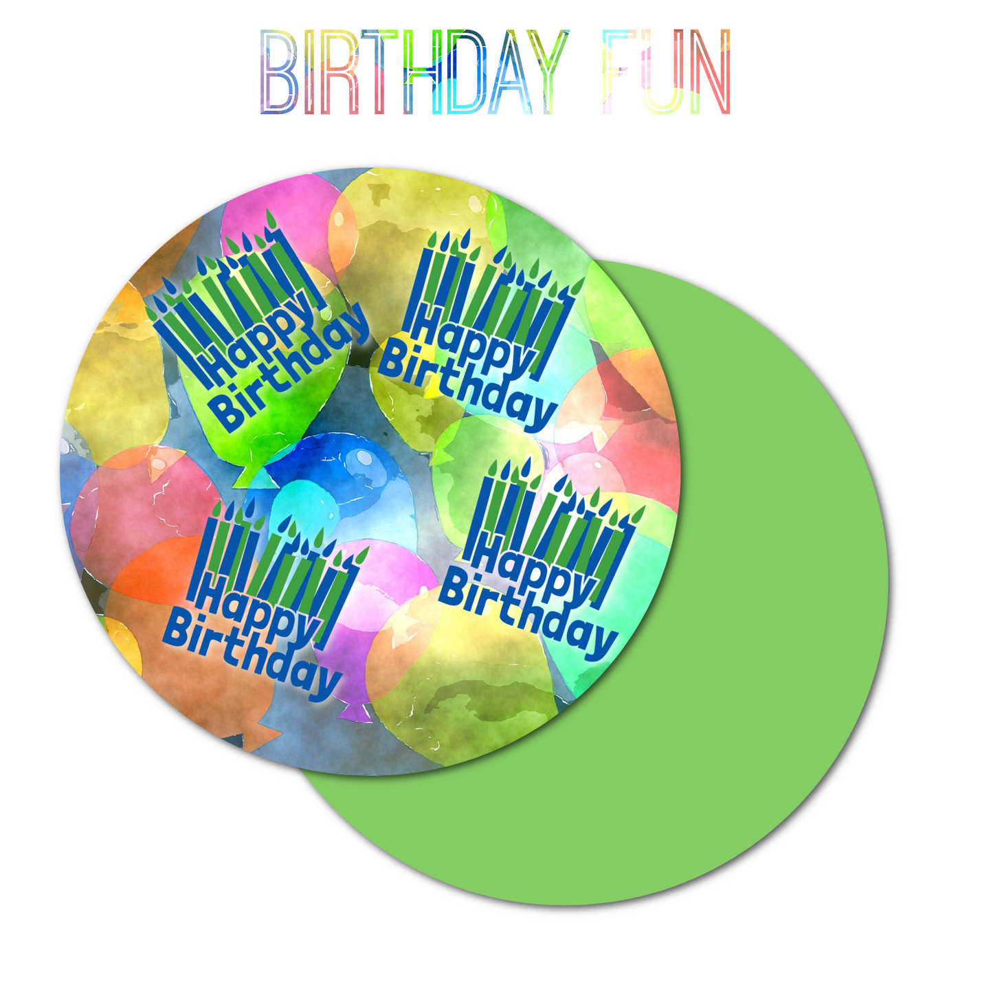 Birthday Combo in Circles - Extreme & Original Adhesive - 5 Pack - CGM, Infusion & Pump Grips