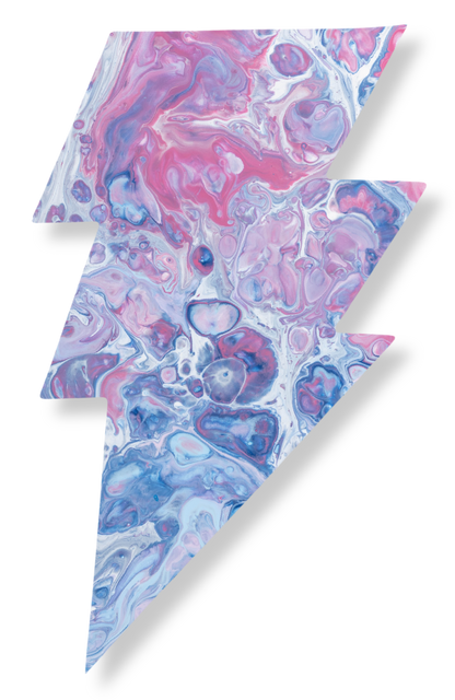 Lightning - Choose Adhesive & Design - 5 Pack - CGM, Infusion & Pump Grips