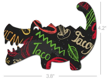 Crocodile - Choose Adhesive & Design - 5 Pack - CGM, Infusion & Pump Grips