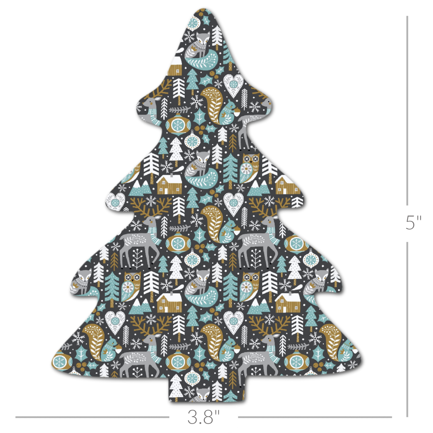 Christmas Tree - Choose Adhesive & Design - 5 Pack - CGM, Infusion & Pump Grips