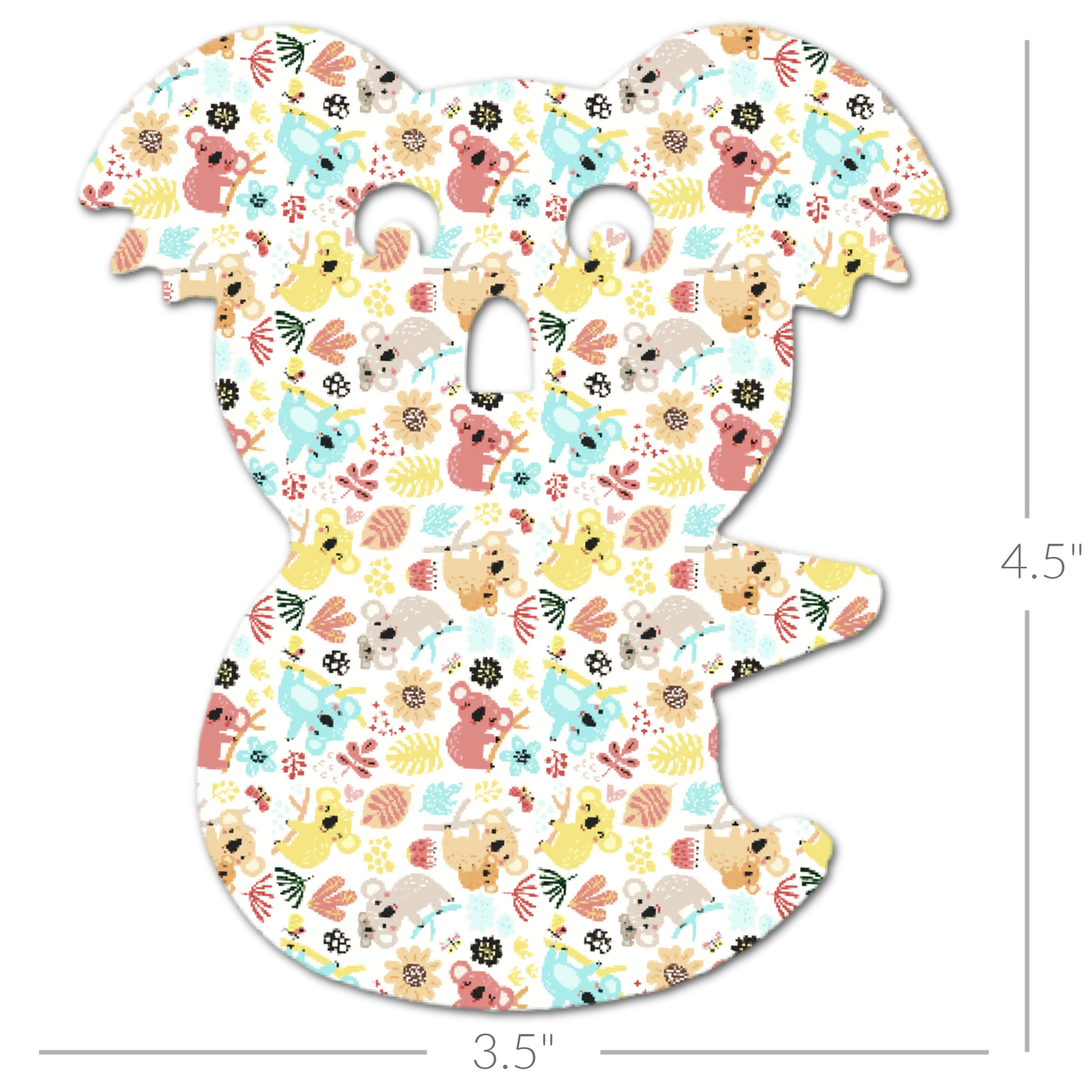 Koala - Choose Adhesive & Design - 5 Pack - CGM, Infusion & Pump Grips