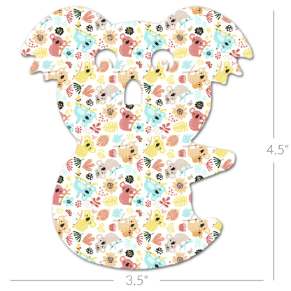 Koala - Choose Adhesive & Design - 5 Pack - CGM, Infusion & Pump Grips