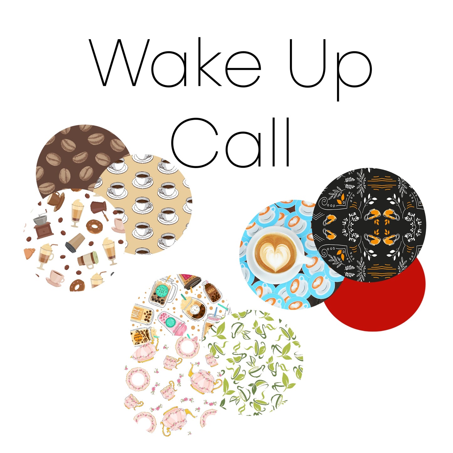 Wake Up Call Combo in Circles 3.8 inch - Extreme Adhesive - 15 Pack - CGM, Infusion & Pump Grips
