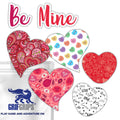 Be Mine Combo in Hearts - Extreme Adhesive - 10 Pack - CGM, Infusion & Pump Grips
