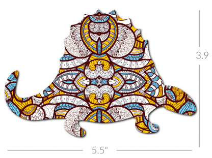 Dinosaur Spinosaurus - Choose Adhesive & Design - Pack of 5 - CGM Devices, Infusion Sets & Pump Grips