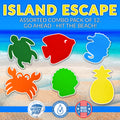 Island Escape Combo Combo - Original Adhesive - 12 Pack - CGM, Infusion & Pump Grips
