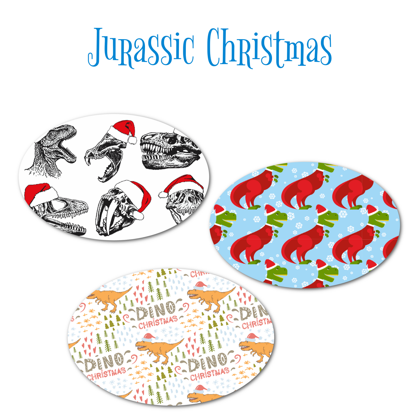 Christmas Themes Combo - Extreme Adhesive - 3 Pack - CGM, Infusion & Pump Grips