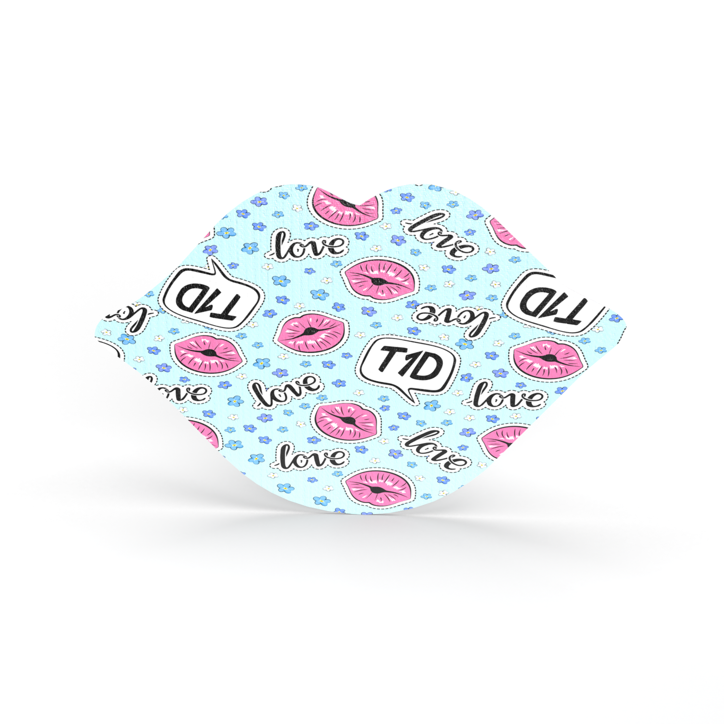 T1D Love - Yoga Leggings plus 15 Matching Lip Shaped Grips - Extreme Formula - GrifGrips